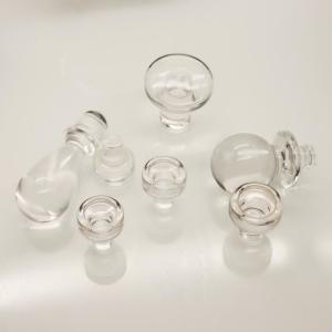 China Solid Glass 3cm Alcohol Bottle Stopper Xo Brandy Food Grade wholesale