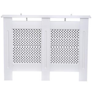 China Black Walnut Color Wood Radiator Cover Slatted Design wholesale