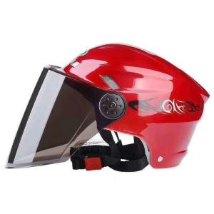 China Retro Motorcycle Helmet Fashion Open Half Face Helmet Electric Motorcycle Keep Warm Safe Helmet With CE Certificate wholesale