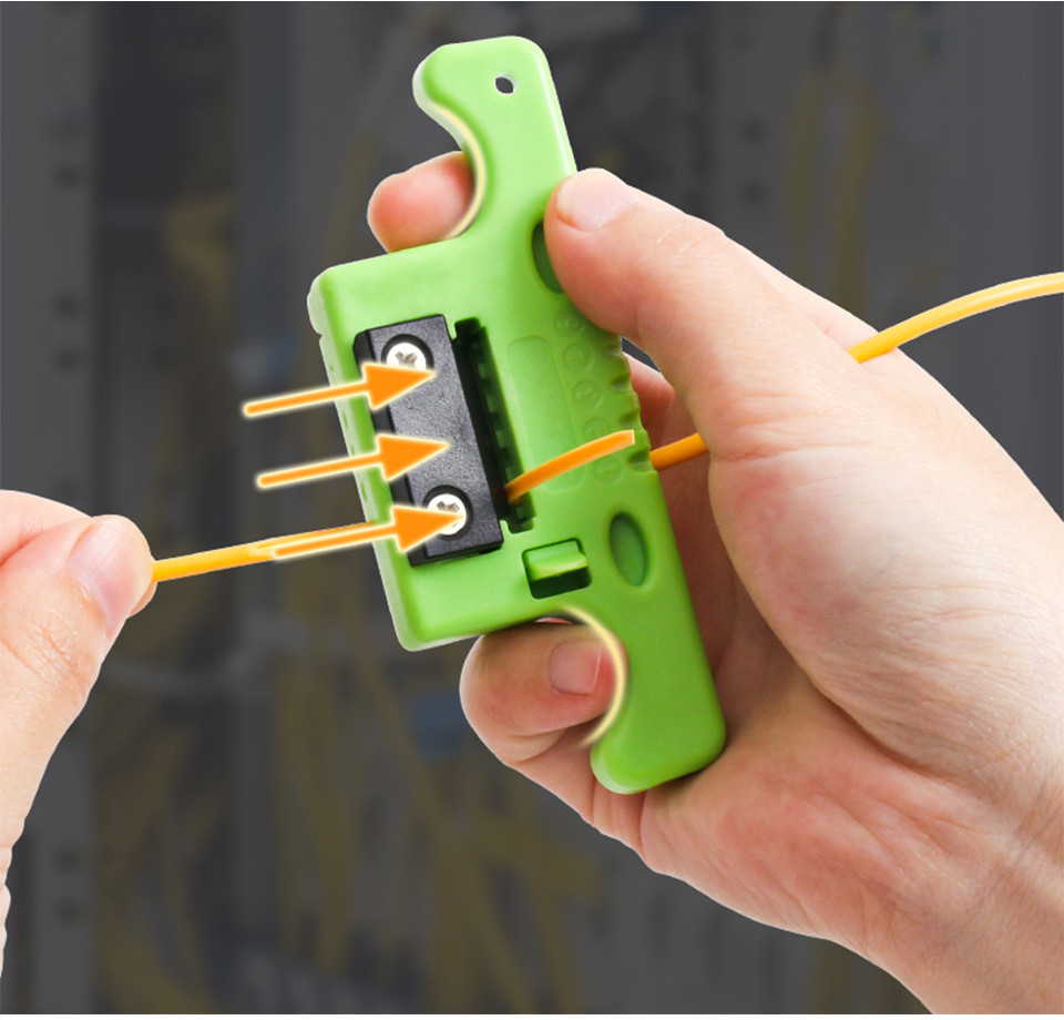MSAT5 Fiber Optic Tools Stainless Steel 1.9mm - 3.0mm Fiber Cable Buffer Tube Stripper