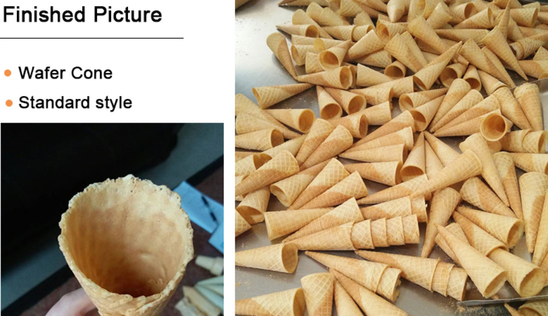 Commercial Waffle Egg Roll Machine Wafer Biscuit Production Line