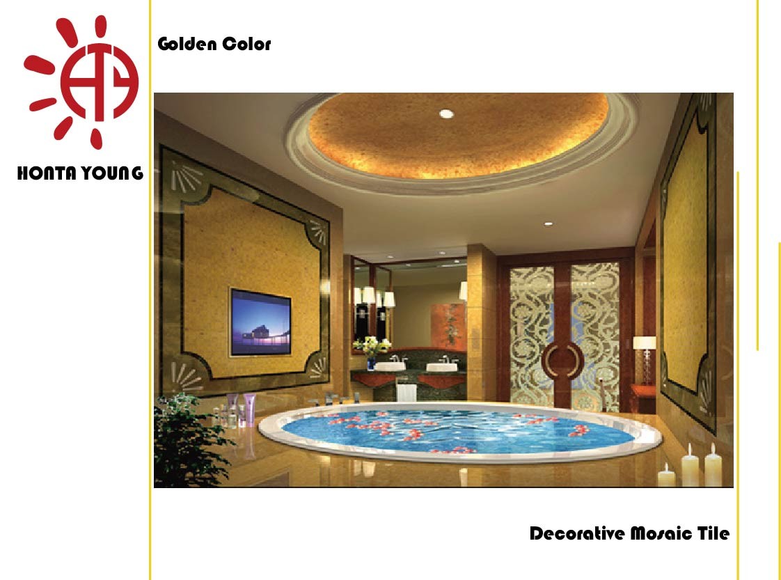 HTY - TC 300 300*300 Best Selling Background Design Mosaic, Glass Art Pattern Mosaic Wall Tile