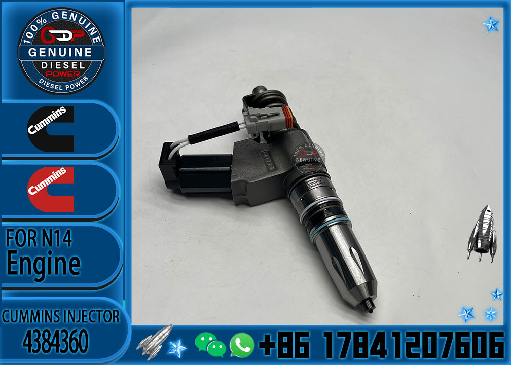 Construction Machinery Parts Fuel Injector For N14 Diesel 3411759 4384360 3411762 4307516N For CUMMINS Diesel Engine