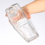 Collar Material Clear Glass 100ml 200ml 375ml Whisky Vodka Bottle with Cork