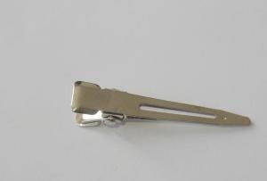 China Fashion metal single prong alligator hair clip wholesale