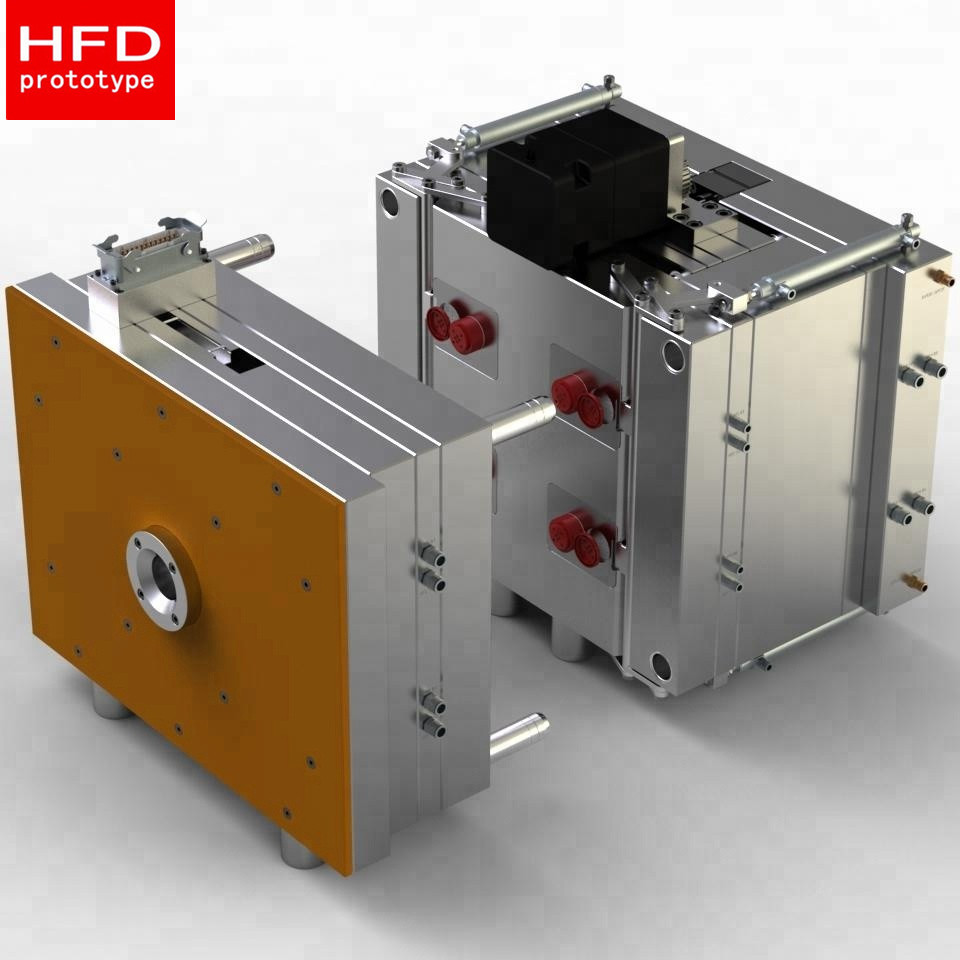 Life 5000 Shots High Gloss Polishing ISO9001:2008 Plastic Injection Mould