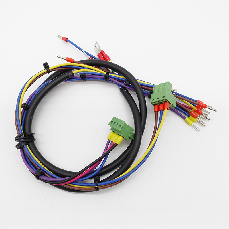 Blue Customized OEM ODM ISO9001 Industrial Mechanical Truck Engine Auto 6 Pin Connector Wire Harness Cable Assembly