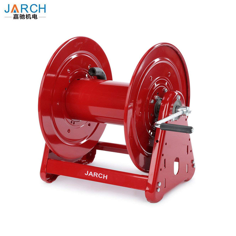 Heavy Duty Hand Crank Retractable Water Hose Reel Steel Material 1000psi high pressure 100m hose reel