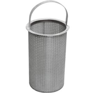 China 316l Perforated Plate 1um Stainless Steel Basket Filter For Industrial Filter wholesale