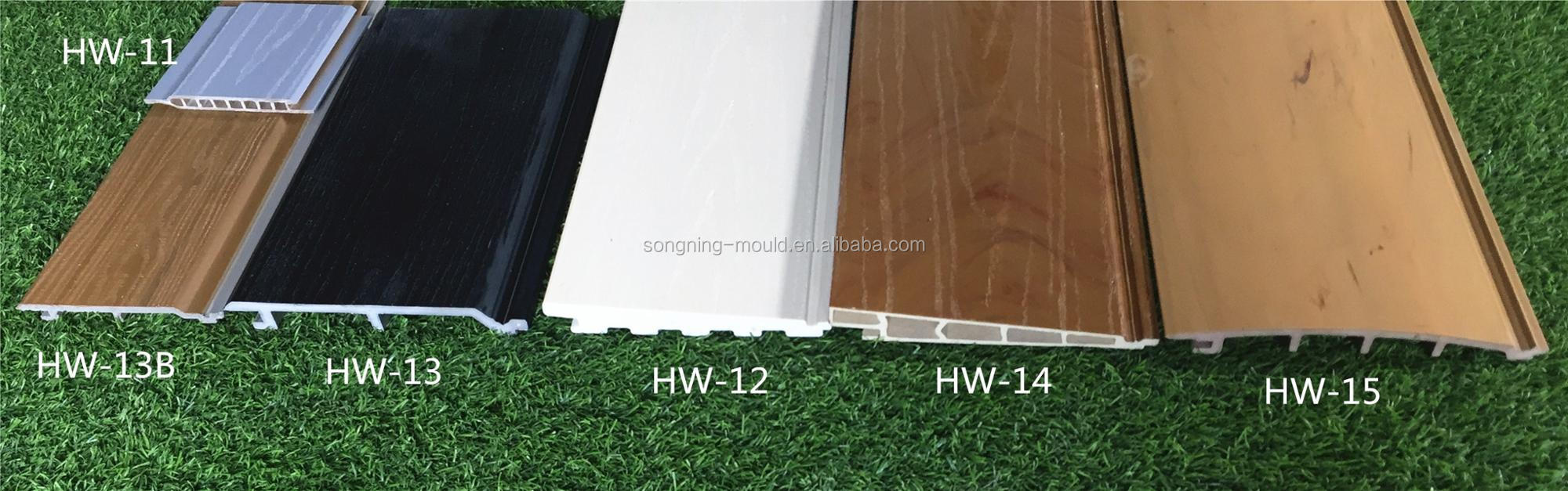 DIY Retaining Wall Decor with Wood Plastic Composite Board White WPC Panel 100mm*10mm