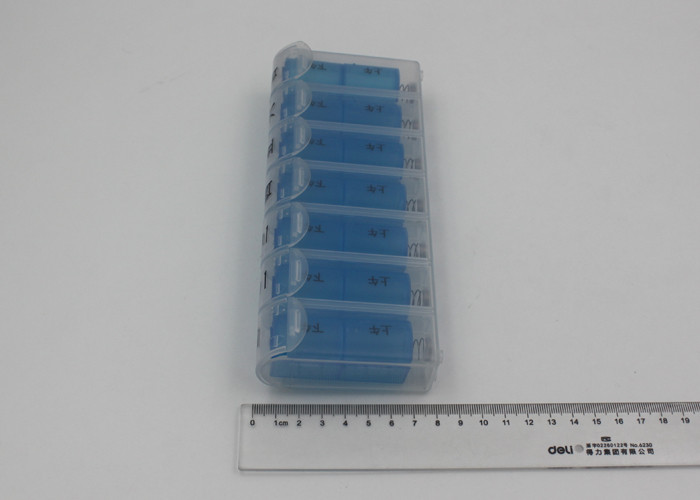 Travel Pill Case Organizer , Transparent Plastic Pill Box For Children