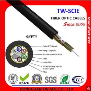 China Non Armored Dielectric Multi Strand Single Mode Fiber Optic Cable 2 - 288 Core GYFTY wholesale