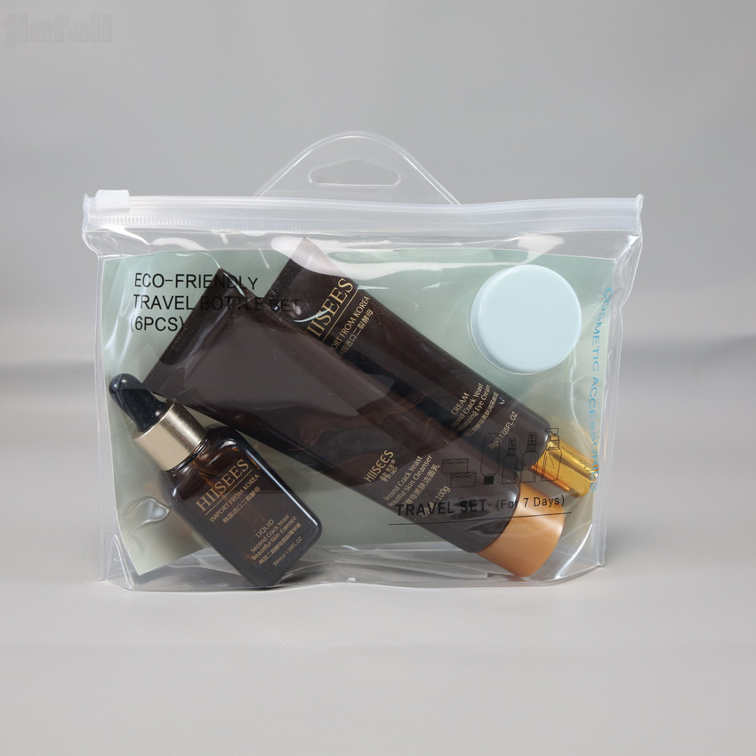 Customized Logo PE Cosmetic Plastic Bag for Household and Personal Care
