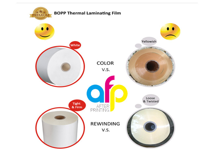 Matte Lamination Film/BOPP Thermal/Dry Lamination Film for Paper or Plastic