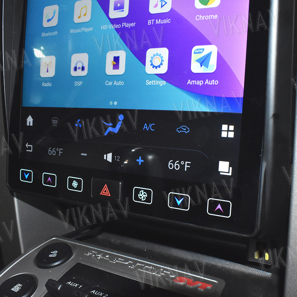 Viknav Car Radio For Ford F150 (2009-2012) 14.4 inch Wireless CarPlay Touch Screen Stereo Head Unit