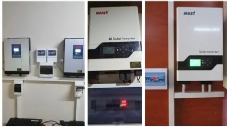 Hybrid Solar Panel Power System Portable Power Lead Aid Battery Kit 5KW