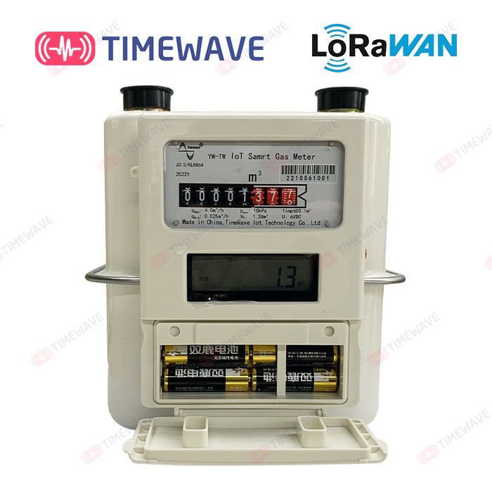 Grade 1.5 Remote Smart Gas Meter Wireless LoRaWAN Horizontal Installation