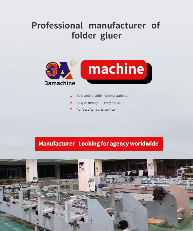 Folder Gluer Machine for Hard Cover Book Making Incorporating Water Soluble Cold Glue