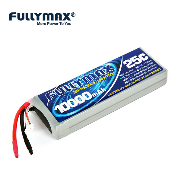 4s Lipo Battery 10000mah 14.8V 25C Discharge Environmental Monitoring Photograph