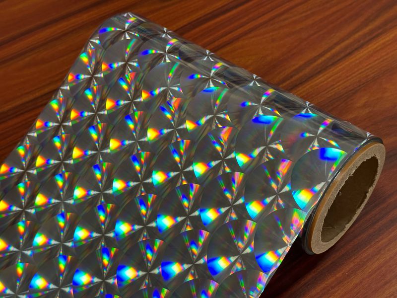 Moisture Proof Bopp Lamination Film Roll With Holographic Film / Multiple Extrusion