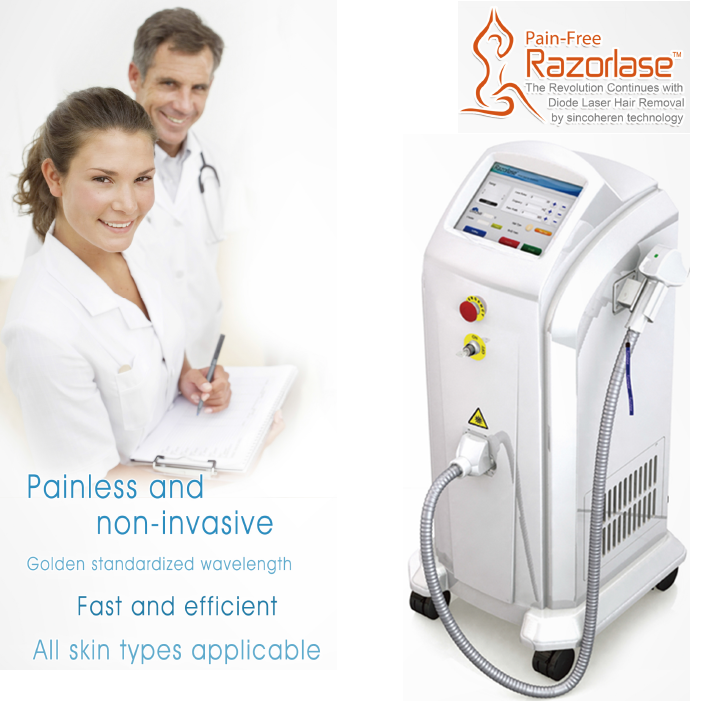 Razorlase powerful shr laser OEM Service Permanent 808nm Diode Laser Hair Removal
