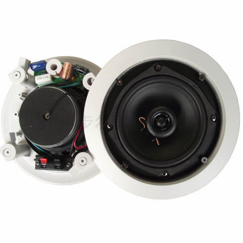 40W PA System Indoor Ceiling Speakers 100 - 20KHz Frequency Response For Gym