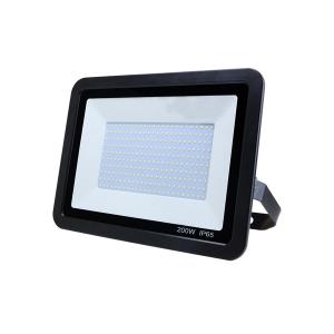 China Large Ultra Thin LED Flood Light , 110v AC Black Housing Slimline LED Floodlight wholesale