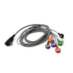 OEM ODM Schiller ECG Holter Cable Grey TPU 10 Leads Banana Cable