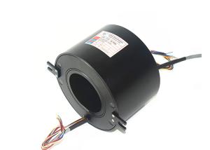 China 1000Mbps Ethernet Slip Ring Through Hole Low Electricle Noise 4 X 5A Signals wholesale