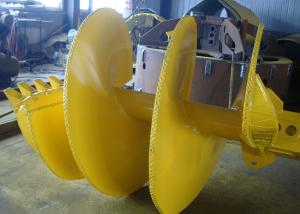 China Double Cut 2500mm Diameter 30mm Flight Rock Drilling Auger wholesale