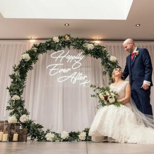 China UL 61cm Neon Lighted Sign 230v Decorative Wedding Neon Sign Rental wholesale