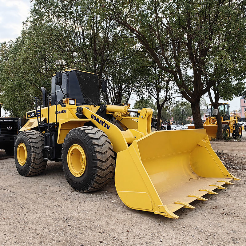 2nd Hand Front End Wheel 380 Komatsu Loader 16 Ton Hydraulic