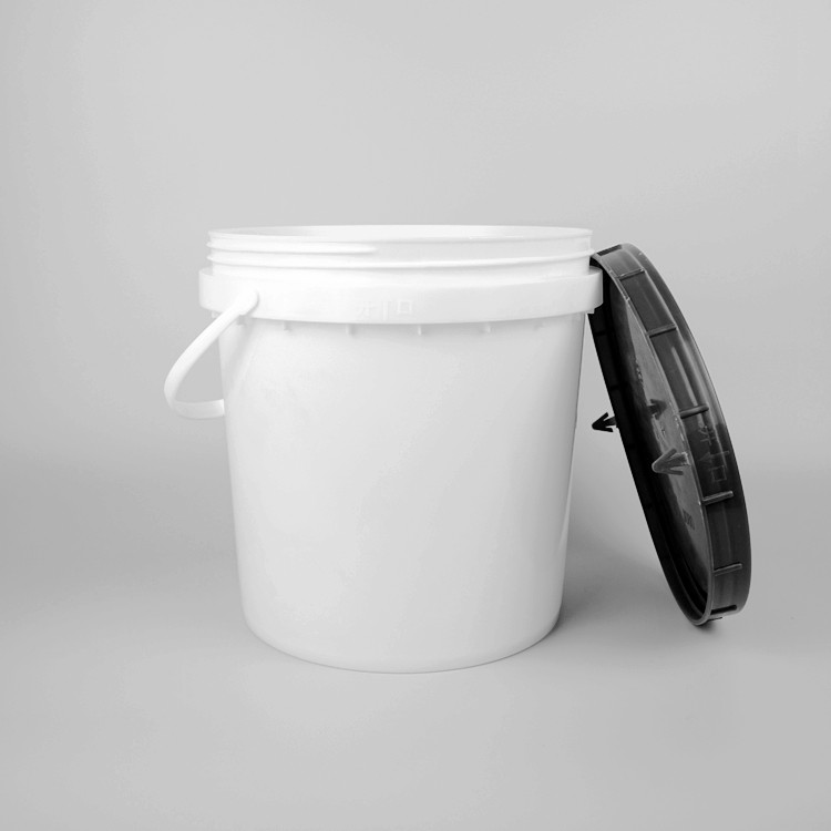 Sea Food Packaging Plastic Food Bucket 8L 25cm Height With Screw Lid