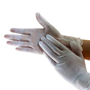 China Disposable Latex Free Medical Gloves , Vinyl Examination Gloves Non Allergic wholesale