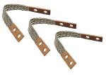 Red Plated Tinned Copper Braided Sleeving Soft Flexible For Cable Shielding