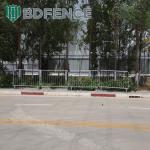 Hot Dipped Galvanized Metal Crowd Control Barriers Security Portable