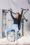 Body Building Steel Gym Shoulder Press Machine Targeted Shoulder Strength
