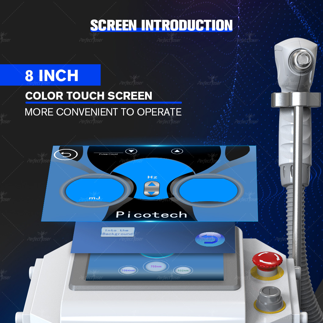 Picosecond Nd Yag Laser Pigmentation Removal Treatment Tattoo Removal 2500W
