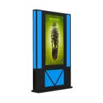 65 Inch Advertising Kiosks Displays 2500cd/M2 Brightness 5ms Response Time