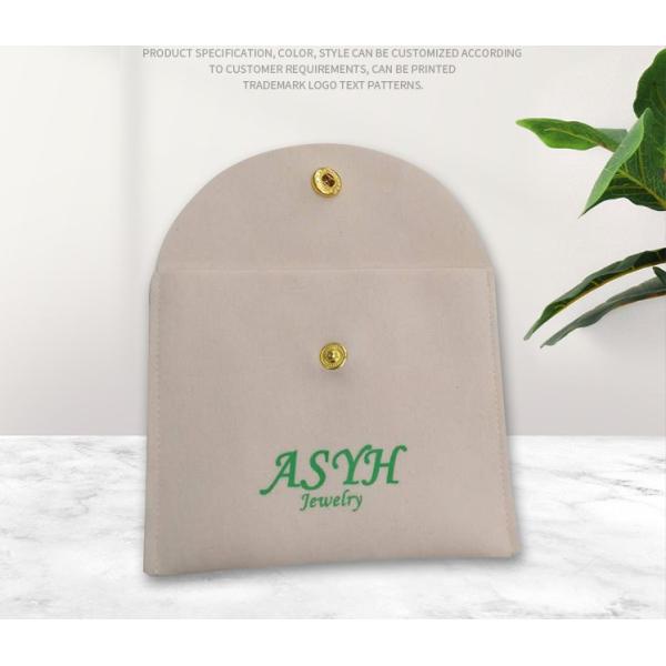 Manufacturers Supply Velvet Flap Bag Jewelry Velvet Bag Jewelry Bag Flip Jewelry Bag Fresh And Compact Storage