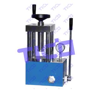 China Compact Coin Cell Lab Equipment Manual Hydraulic Tablet Press Machine wholesale