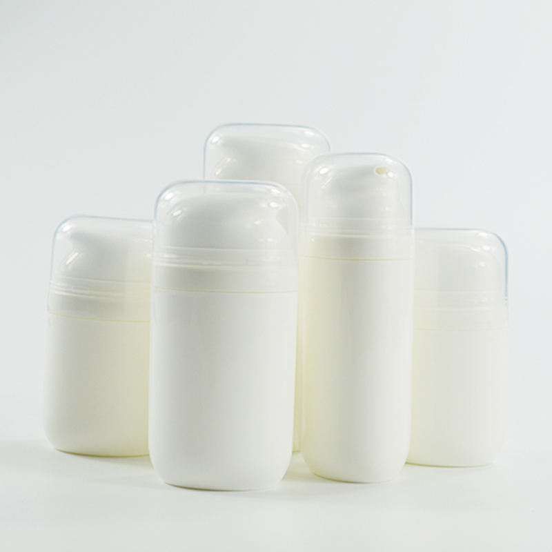 Press Type Emulsion Bottles with Lotion Pump Dispenser 50ml Cosmetic Empty Containers