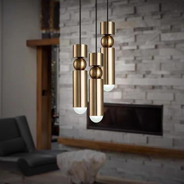 Kitchen Dining Room Bedroom Bedside Lamp Romantic Gold Led Pendant Lamp