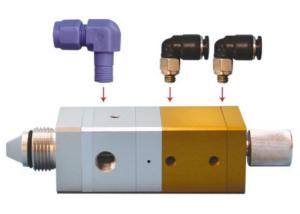 China Aluminum Alloy Dispensing Accessories Two Component dispenser valve MTV-2MIX-01 wholesale