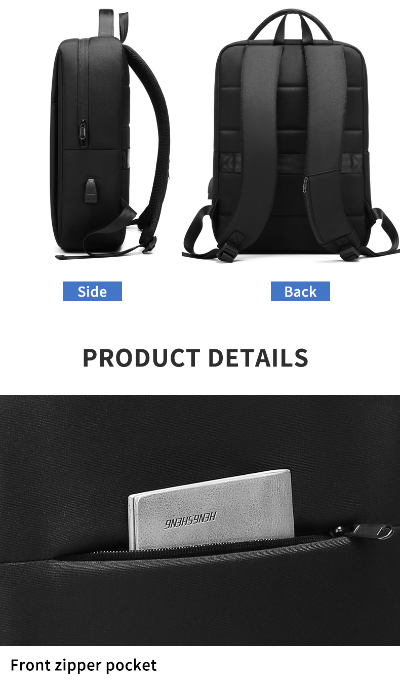 Wholesale backpack custom logo waterproof business Laptop Bag schoolbag Backpack