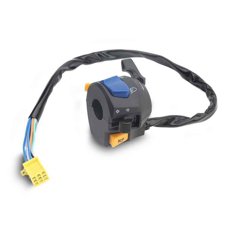 Motorcycle Switch Assembly Switch Back Motorcycle Switch On Off Handlebar base combination Applicable to HJ152-8
