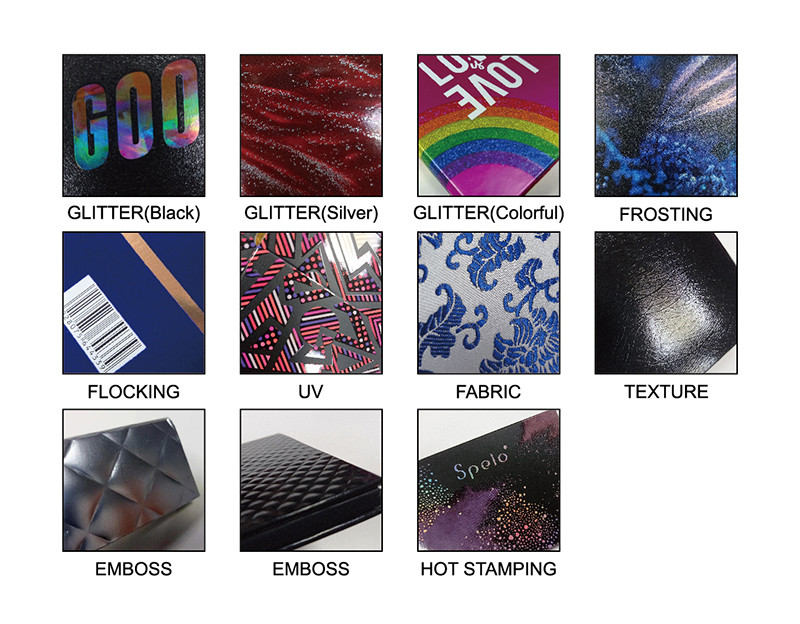 C1S Paper Eyeshadow Envelope Packaging Customized With Elastic Band Closure