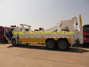 China One Bed 6x4 HW76 Cab Road Wrecker Truck With Air Conditioner ZZ1257N5847W wholesale