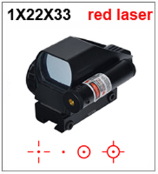 Waterproof Solar Red Dot Scope 1X36 Tactical Compact Sealed Reflex Sight for Hunting