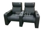 Synthetic PU Leather Home Cinema Chair With Embroidery Logo